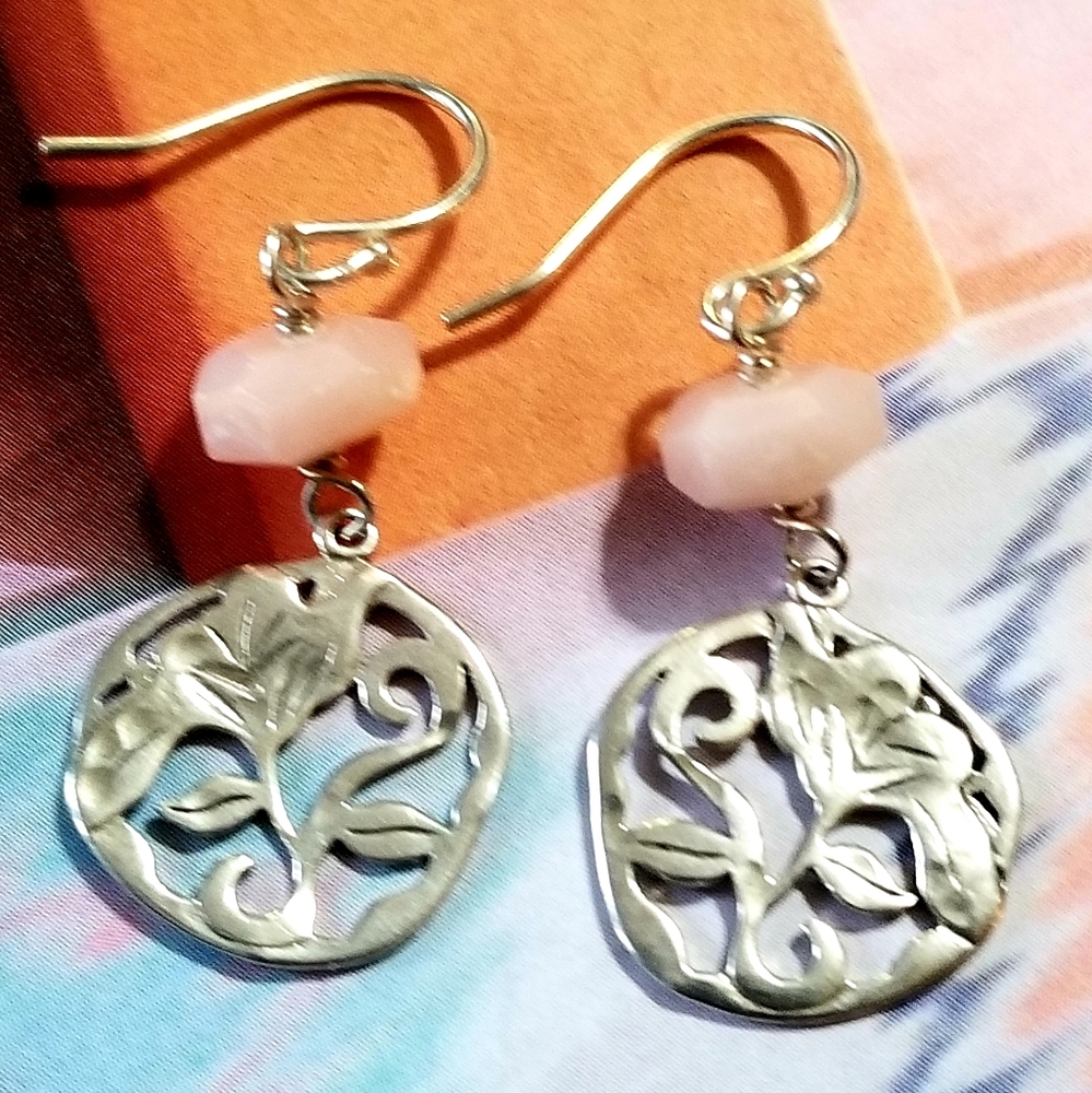 Silpada Sterling Silver & Soapstone Earrings
